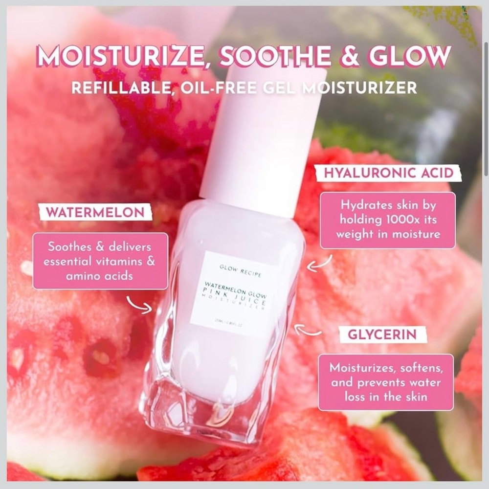 Glow Recipe Watermelon Glow Pink Juice Moisturizer ( NEW NO BOX) - Picture 2 of 3